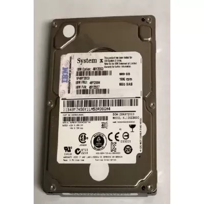 IBM X3650 M3 600GB 10K RPM SAS 2.5 Inch 6Gbps Hard Drive