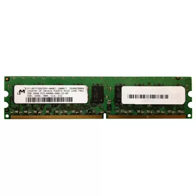 Micron 2GB 2RX8 DDR2 PC2-6400E Server Memory Ram MT18HTF25672AY-800E1 45167-061