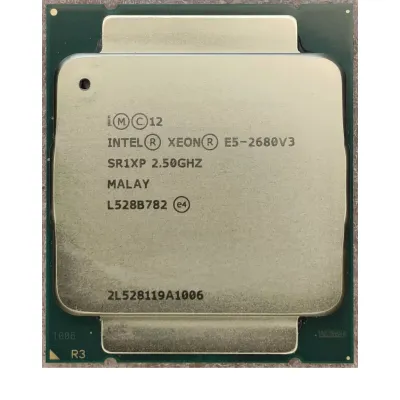 Intel Xeon E5-2680 V3 2.5GHz 12-Core 30M LGA 2011-3 Server Processor SR1XP 120W