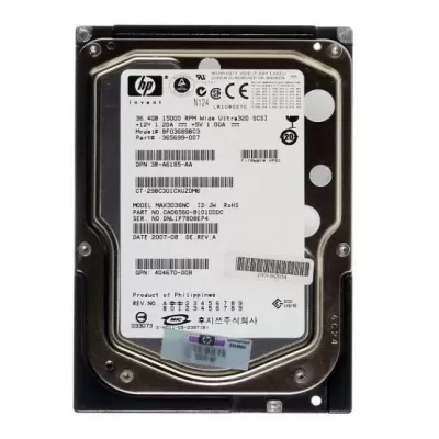 HP 36GB 15K RPM 3.5 USCSI 80 PIN Hard Disk 365699-007 271837-016 404714-001