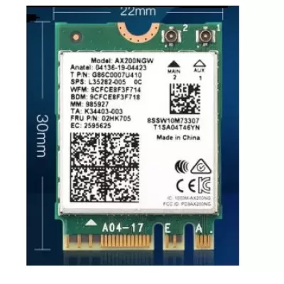 Intel Wi-Fi 6E AX210 AX210NGW 802.11AX AC Wi-Fi 6 AX200 M.2 Wifi Bluetooth Card