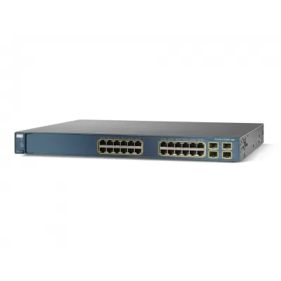 Cisco WS-C3560G-24PS-E Catalyst 3560G 24x GE PoE 4x 1G SFP IP Services Managed Switch