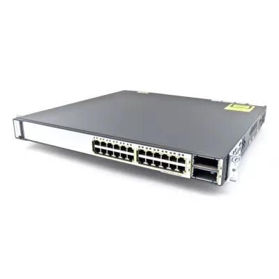 Cisco WS-C3750E-24TD-S Catalyst 3750E 24x GE 2x 10G X2 IP Base Managed Switch