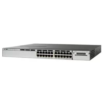 Cisco WS-C3750X-24T-L Catalyst 3750X 24 Port Gigabit Ethernet Managed Switch