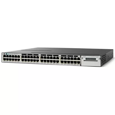 Cisco WS-C3750X-48P-L Catalyst 3750X 48x Gigabit Ethernet PoE+ LAN Base Managed Switch