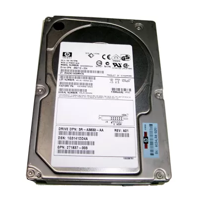 HP 36.4GB 10K RPM 3.5 Inch Ultra 320 SCSI Hard Disk 286712-004