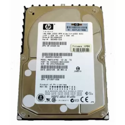 HP 146.8GB 10K RPM 3.5 Inch Ultra 320 SCSI Hard Disk 300955-016