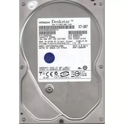 Hitachi 250GB 7.2K RPM 3.5 Inch SATA Hard Disk HDST725025VLA380