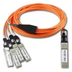 2m (7ft) Cisco QSFP-4X10G-AOC2M 40G QSFP+ to 4x10G SFP+ Breakout Active Optical Cable