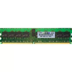 Hp 345113-551 1gb 400mhz Pc2-3200 Cl3 Ecc Registered Ddr2 Sdram Dimm Genuine Hp Memory