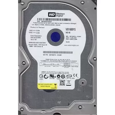 Western Digital 160GB 7200 RPM 6Gbps 3.5 Inch SAS Hard Disk Drive WD1600YS-01SHB1