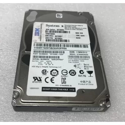 IBM Storage 600GB 10K RPM 6Gbps 2.5 Inch Hard Disk 9TG066-039