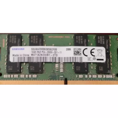 Samsung 16GB 2Rx8 PC4 - 2666 2666Mhz 260 Pin SODIMM 1.2V Laptop Ram