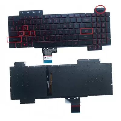 Asus TUF Gaming FX505 FX705 FX80 FX504G FX505GD FX505GE FX505GM FX86 FX505G FX505D FX505DY FX505DV FX505DT Series Laptop Backlit Keyboard