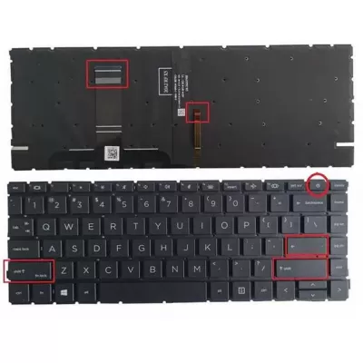 HP ProBook 440-G8 445-G8 Series Laptop Backlit Keyboard