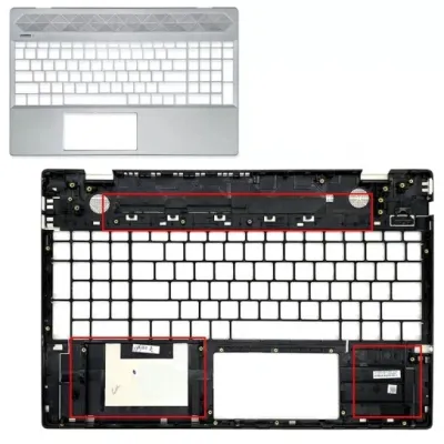 Laptop Full Body For HP Pavilion 15-CS 15-CW TPN-Q208 Q210 LCD Screen Cover Top Panel Front Bezel Bottom Case Palmrest Frame Touchpad Hinges