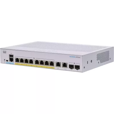 Cisco CBS350 8-port 10/100/1000 + 2x1G Combo Managed Switch